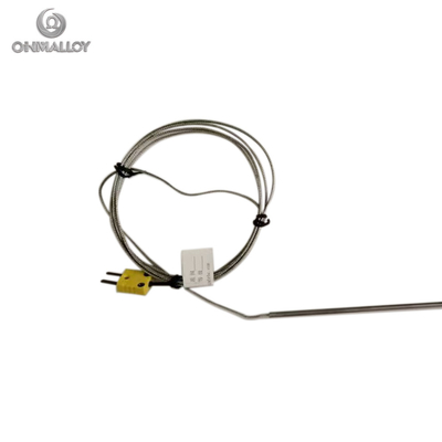 0.5mm2 K Type Sensor Fiberglass Stainless Steel Wire Braiding