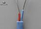 Multi Cores Silicone Rubber Type J Thermocouple Wire Insulated -10-200°C